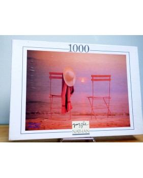 NATHAN 550487, puzzle  1000 pièces  Infiniment Rouge neuf    BO 