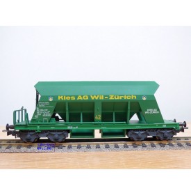 LILIPUT L224634 ,  wagon trémie pour transport de gravier  KIES Ag  Wil  SBB   neuf   BO