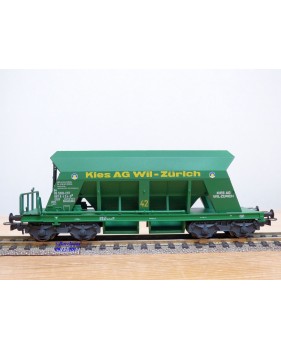 LILIPUT L224634 ,  wagon trémie pour transport de gravier  KIES Ag  Wil  SBB   neuf   BO