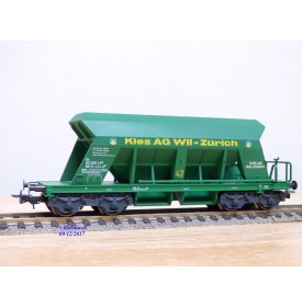 LILIPUT L224634 ,  wagon trémie pour transport de gravier  KIES Ag  Wil  SBB   neuf   BO