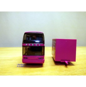 Rietze 80081 , autocar  NEOPLAN Skyliner et remorque  PLETL   Neuf   BO
