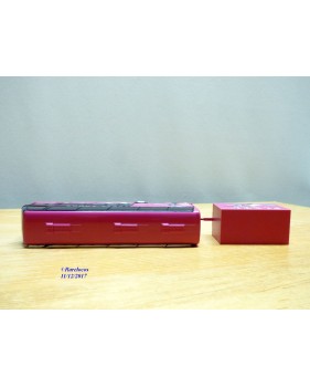 Rietze 80081 , autocar  NEOPLAN Skyliner et remorque  PLETL   Neuf   BO