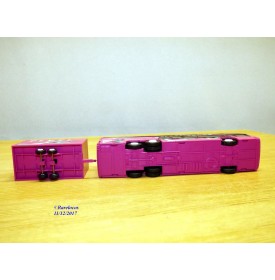 Rietze 80081 , autocar  NEOPLAN Skyliner et remorque  PLETL   Neuf   BO