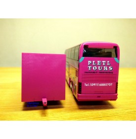 Rietze 80081 , autocar  NEOPLAN Skyliner et remorque  PLETL   Neuf   BO