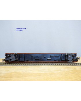 LILIPUT ancien 201 wagon plat chargé de 4 conteneurs ( cadres)  NS  BO