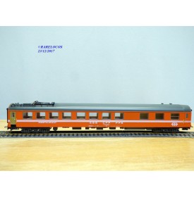 LILIPUT ancien 201 wagon plat chargé de 4 conteneurs ( cadres)  NS  BO