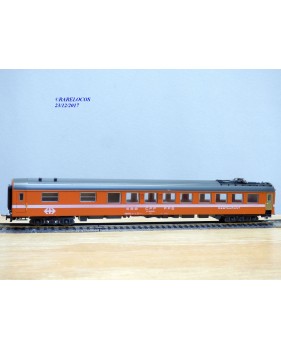 LILIPUT ancien 201 wagon plat chargé de 4 conteneurs ( cadres)  NS  BO