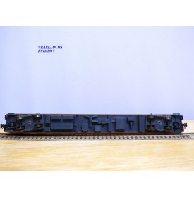 LILIPUT ancien 201 wagon plat chargé de 4 conteneurs ( cadres)  NS  BO
