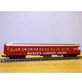 LIMA 380 / 8632, voiture de queue à plate forme d' observation (heavyweight  observation car )   World's largest shows    BO   N