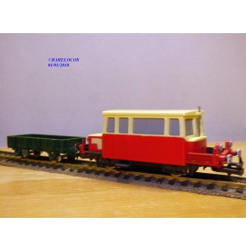 JOUEF  8525, draisine type DU 65 et remorque  SNCF   BO