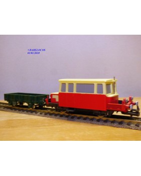 JOUEF  8525, draisine type DU 65 et remorque  SNCF   BO
