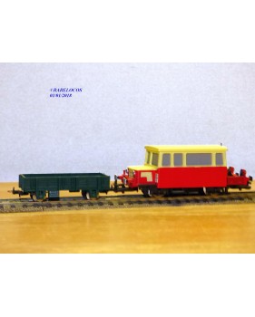 JOUEF  8525, draisine type DU 65 et remorque  SNCF   BO