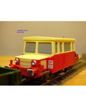 JOUEF  8525, draisine type DU 65 et remorque  SNCF   BO