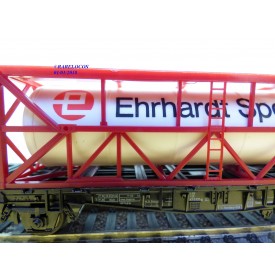 RÖWA 2324, wagon plat porte conteneur   EHRHARDT  SPEDITION    DB     neuf    BO