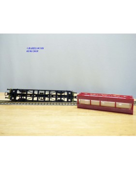 RÖWA 2324, wagon plat porte conteneur   EHRHARDT  SPEDITION    DB     neuf    BO