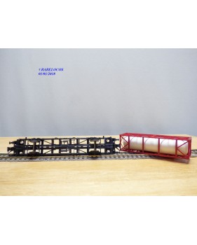 RÖWA 2324, wagon plat porte conteneur   EHRHARDT  SPEDITION    DB     neuf    BO