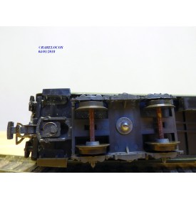 LILIPUT ancien 201 wagon plat chargé de 4 conteneurs ( cadres)  NS  BO