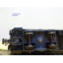 LILIPUT ancien 201 wagon plat chargé de 4 conteneurs ( cadres)  NS  BO
