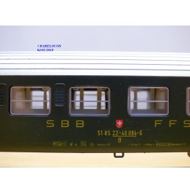 LILIPUT  282, voiture grandes lignes unifiée type X  2 Kl.  SBB   BO