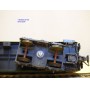 LILIPUT ancien 201 wagon plat chargé de 4 conteneurs ( cadres)  NS  BO