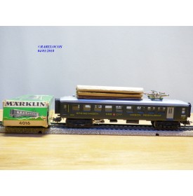 MÄRKLIN  4016 , voiture restaurant allégée à pantographe  SBB   avec éclairage intérieur   BO