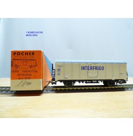 POCHER 312/2 wagon réfrigérant type Ghz Thermotransport SJ BO