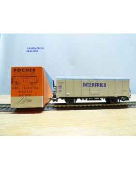 POCHER 312/2 wagon réfrigérant type Ghz Thermotransport SJ BO