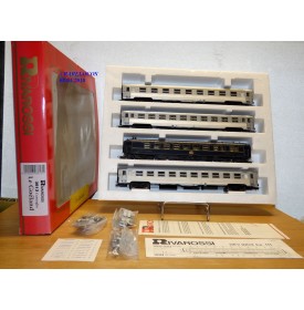 RIVAROSSI "véro" 3613 , coffret " Le Goëland " 4 voitures   SNCF et CIWL   neuf   BO