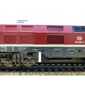 RIVAROSSI  véro ( pour Märklin )  1099, loco diesel Co Co  Br 320  DB  neuf   BO
