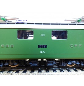 HAG  235 . 01 ,  Motrice Re 4/4 I   vert tilleul   N° 416    SBB   BO  