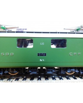 HAG  235 . 01 ,  Motrice Re 4/4 I   vert tilleul   N° 416    SBB   BO  