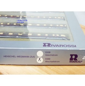 RIVAROSSI "véro"  0389, rare coffret train Henschel Wegman DR  Neuf BO