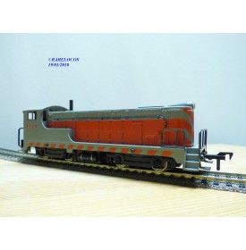 FLEISCHMANN 1340 C, loco diesel Baldwin gris et orange  1340  
