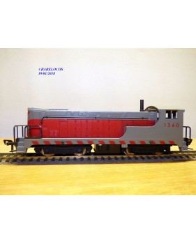 FLEISCHMANN 1340 C, loco diesel Baldwin gris et orange  1340  