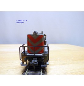 FLEISCHMANN 1340 C, loco diesel Baldwin gris et orange  1340  