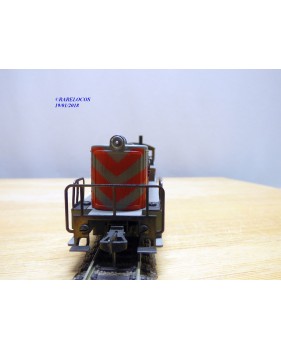 FLEISCHMANN 1340 C, loco diesel Baldwin gris et orange  1340  