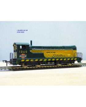 FLEISCHMANN 1340 A, loco diesel Baldwin vert et jaune  1340  