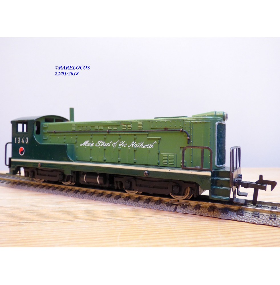 FLEISCHMANN 1340 G, loco diesel Baldwin verte Northern Pacific   1340  