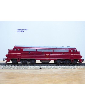 LONG 500, locomotive diesel A1A A1A  NOHAB série My  N° 1101   DSB 