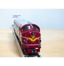 LONG 500, locomotive diesel A1A A1A  NOHAB série My  N° 1101   DSB 