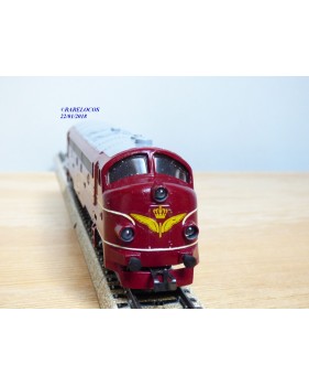 LONG 500, locomotive diesel A1A A1A  NOHAB série My  N° 1101   DSB 