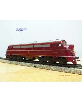 LONG 500, locomotive diesel A1A A1A  NOHAB série My  N° 1101   DSB   BO