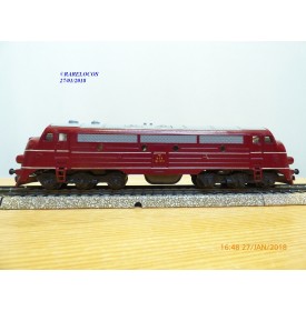 LONG 500, locomotive diesel A1A A1A  NOHAB série My  N° 1101   DSB   BO