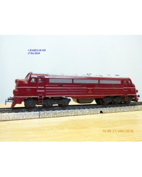 LONG 500, locomotive diesel A1A A1A  NOHAB série My  N° 1101   DSB   BO