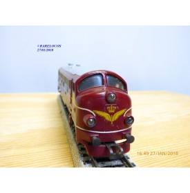 LONG 500, locomotive diesel A1A A1A  NOHAB série My  N° 1101   DSB   BO