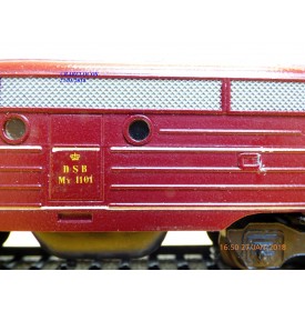 LONG 500, locomotive diesel A1A A1A  NOHAB série My  N° 1101   DSB   BO