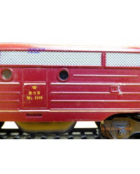 LONG 500, locomotive diesel A1A A1A  NOHAB série My  N° 1101   DSB   BO