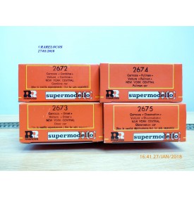 RIVAROSSI "véro" 2676, coffret 4 voitures heavyweight  NYC   20 th Century Limited  neuf   BO