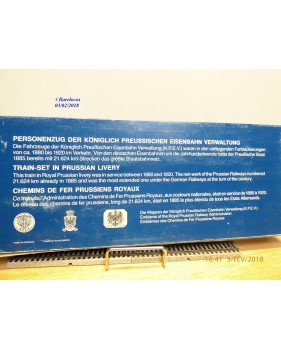 FLEISCHMANN ( pour Märklin ) 4881, coffret   Personenzug der  Preussischen Staatsbahnen KPEV     BO