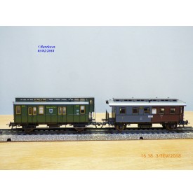FLEISCHMANN ( pour Märklin ) 4881, coffret   Personenzug der  Preussischen Staatsbahnen KPEV     BO